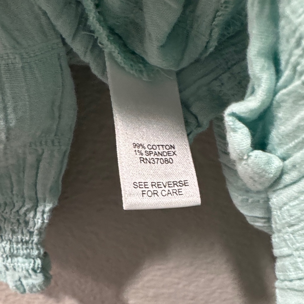 🌿 Est. 1946 (Cato) Mint Green Short Sleeve Cotton Top – Size L 🌿 - Picture 6 of 6